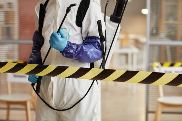 Professional Blood Cleanup technician working in Elyria, NE